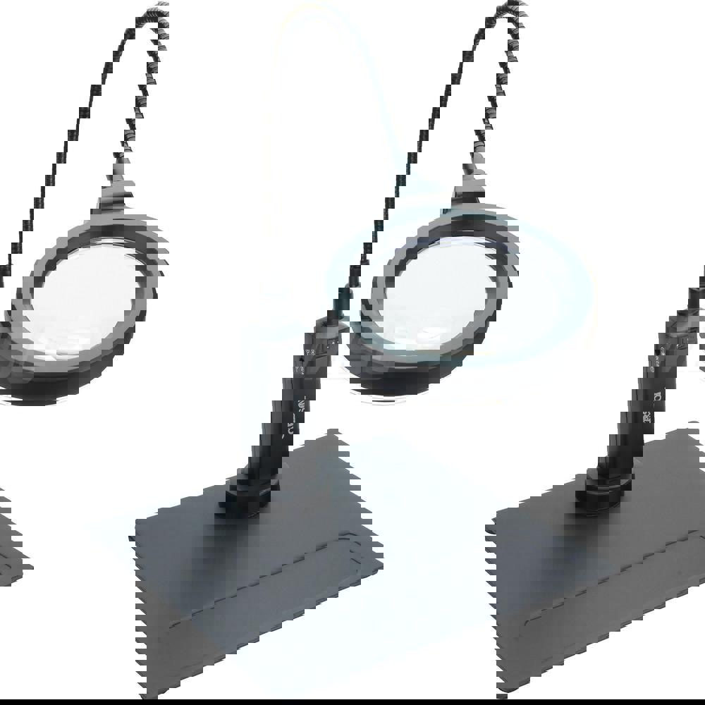 Handheld Magnifiers; Mount Type: Stand; Handheld; Maximum Magnification: 4x; Number Of Magnification Levels: 2; Lens Shape: Round; Focal Distance: 3.3 in; Lens Diameter: 3.74 in; Focal Distance (Inch): 3.3 in; Lens Diameter (mm): 3.74 in; Lens Diameter (D